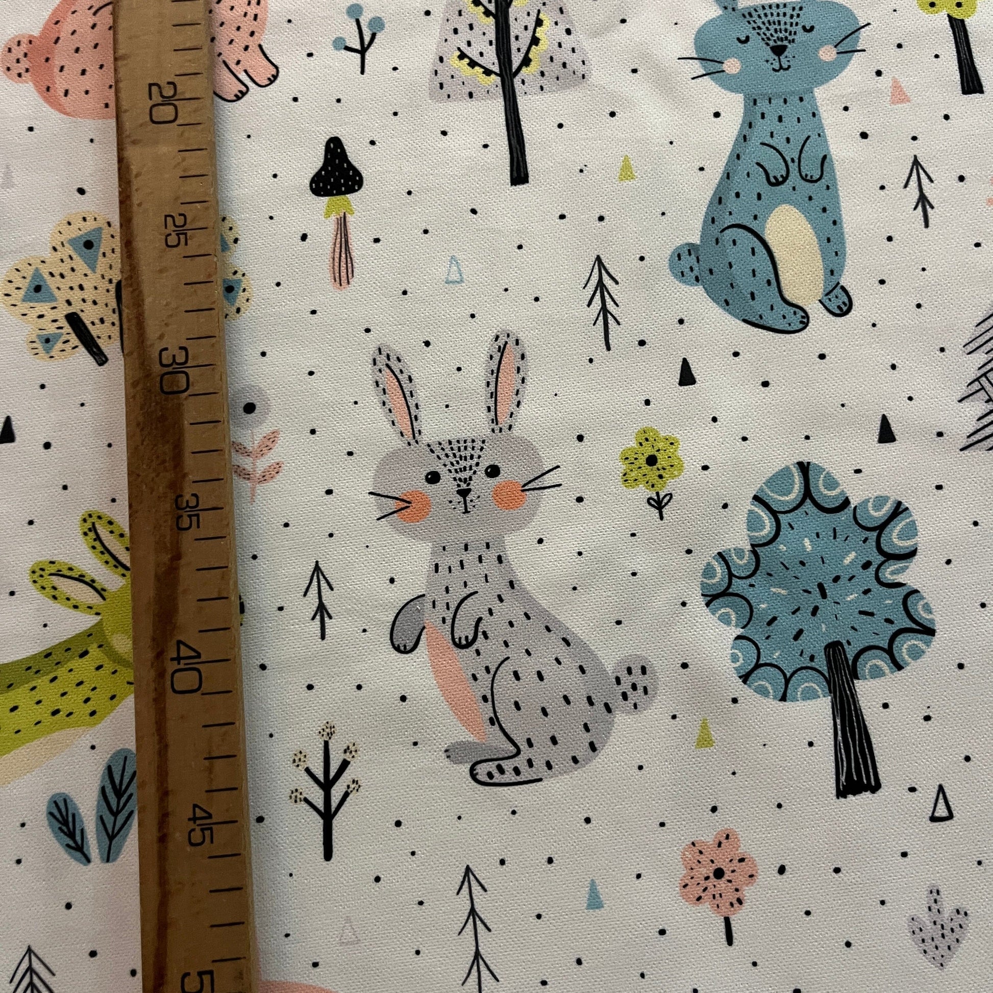 Tissu Impression Numérique - Lapins Mignons Tissu Ameublement MYTISSUS 