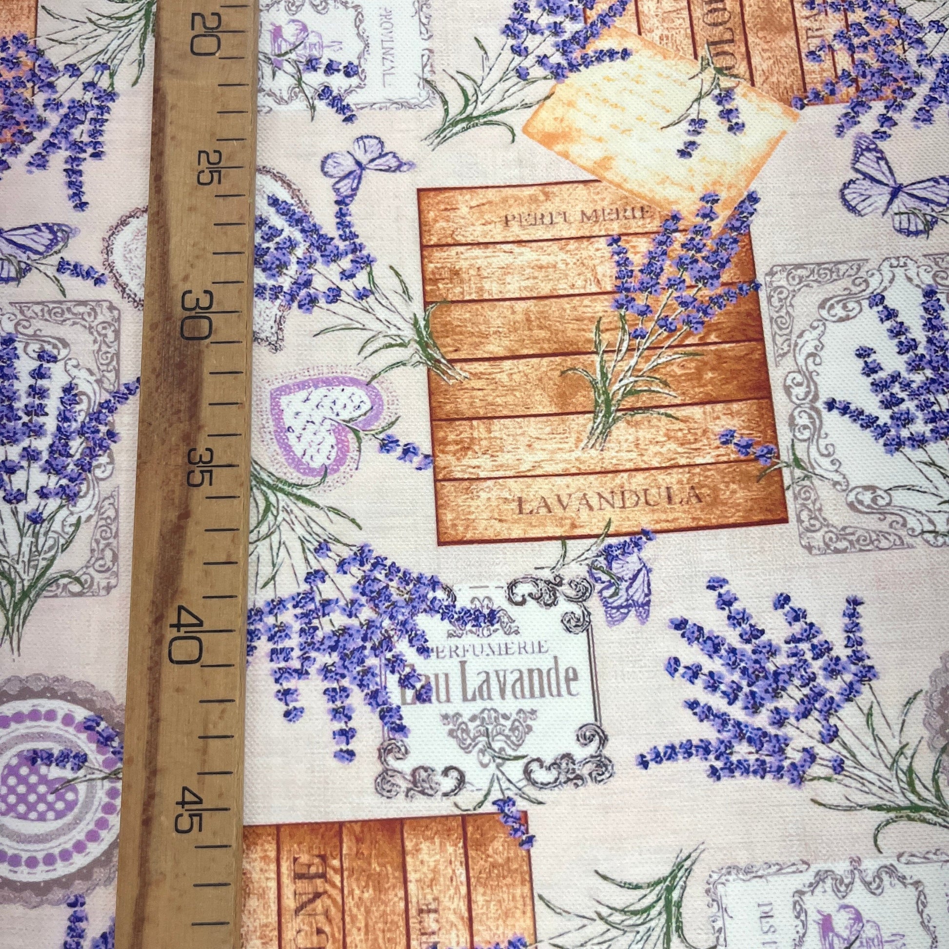 Tissu Impression Numérique - Lavande Tissu Ameublement MYTISSUS 