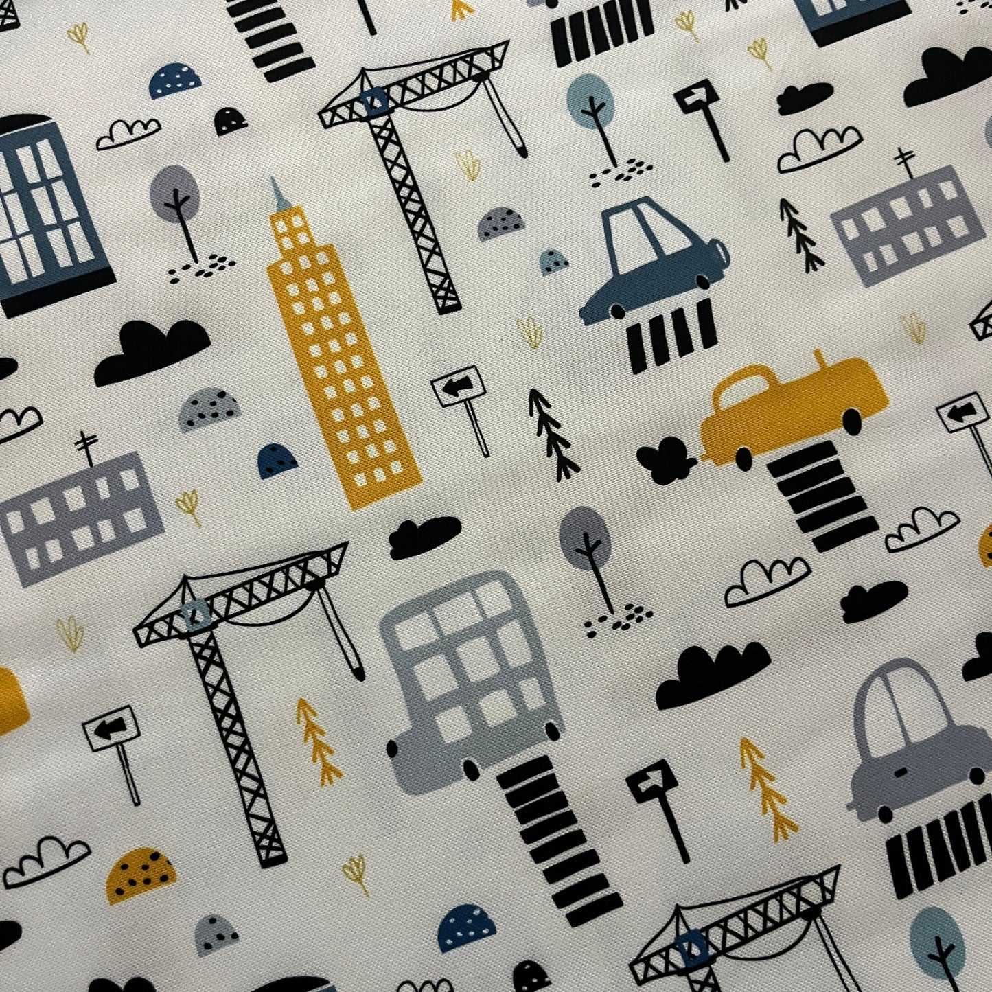 Tissu Impression Numérique - Le Trafic Routier Tissu Ameublement MYTISSUS 