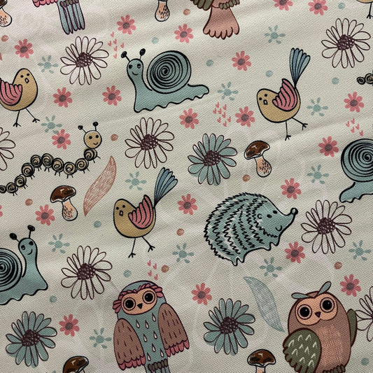 Tissu Impression Numérique - Les Petites Bêtes Tissu Ameublement MYTISSUS 