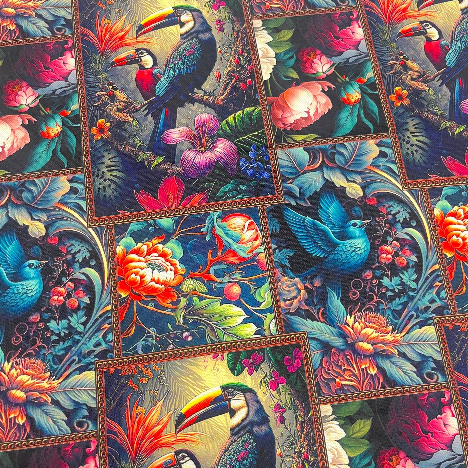 Tissu Impression Numérique - Perroquet Tissu Ameublement MYTISSUS 