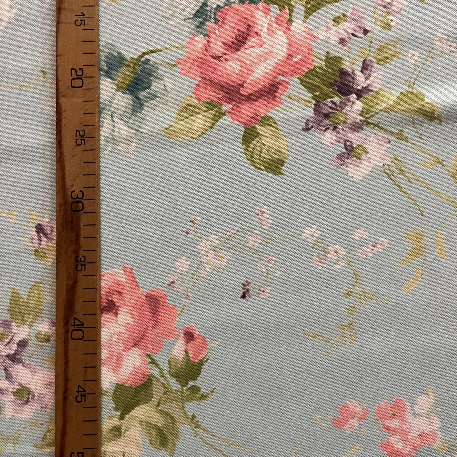 Tissu Impression Numérique - Roses Anglaises Tissu Ameublement MYTISSUS 