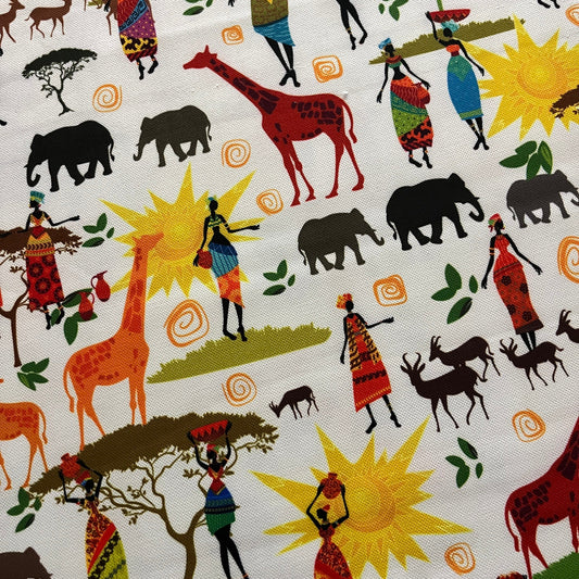 Tissu Impression Numérique - Safari Tissu Ameublement MYTISSUS 