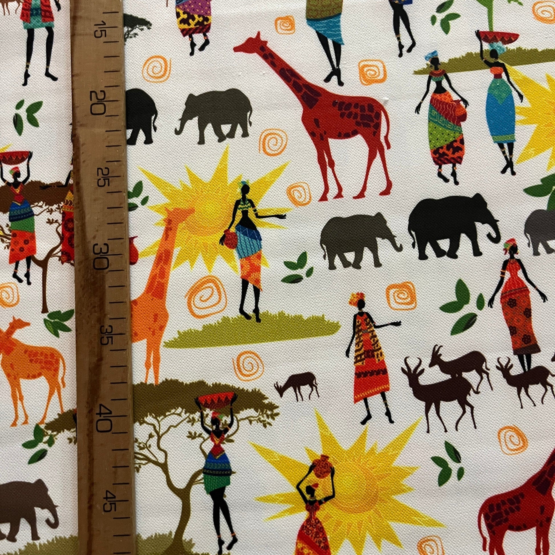 Tissu Impression Numérique - Safari Tissu Ameublement MYTISSUS 