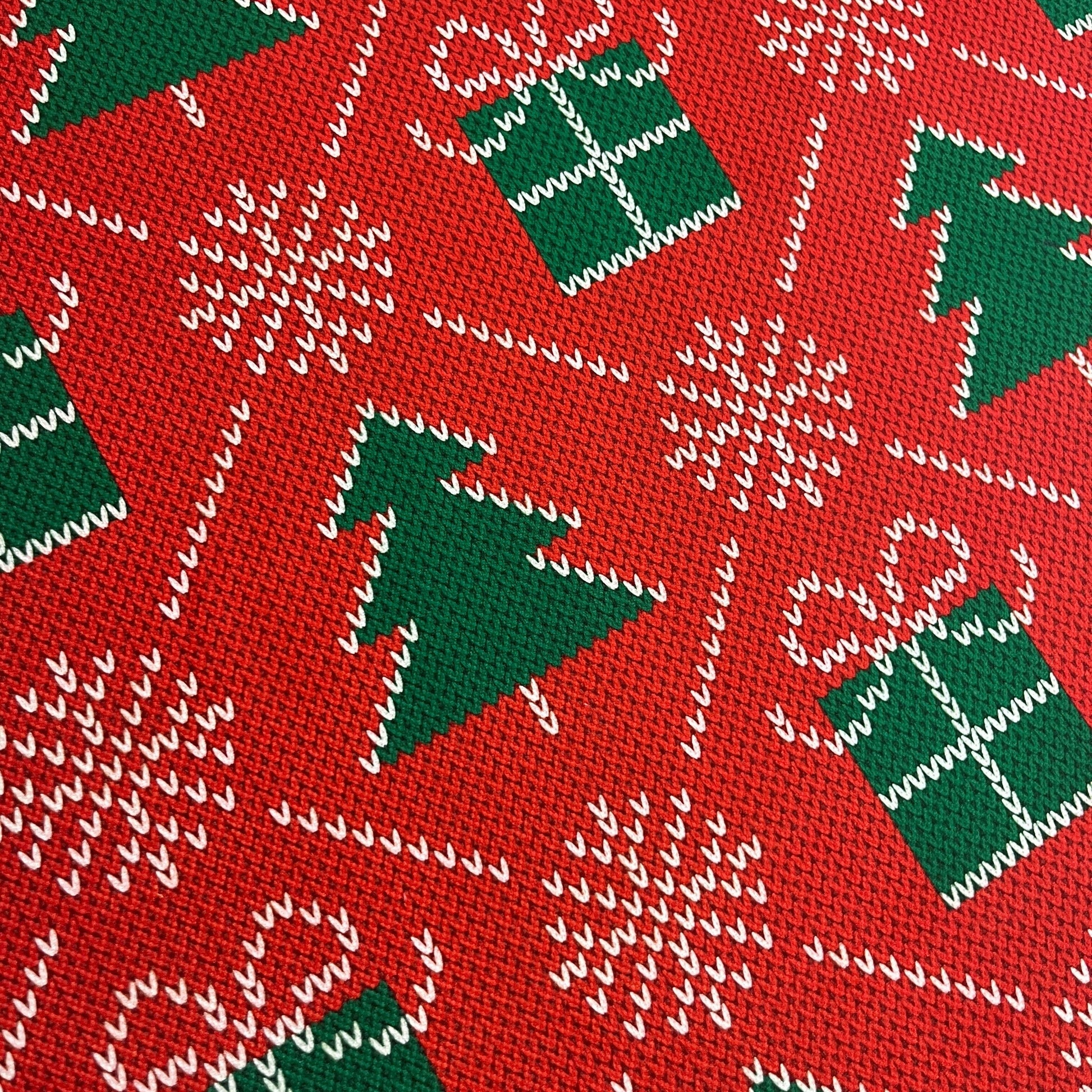 Tissu Impression Numérique - Sapins et Cadeaux de Noël Tissu Ameublement MYTISSUS 