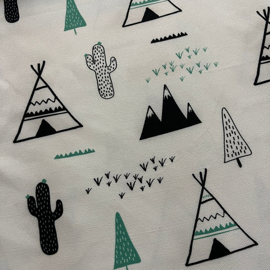 Tissu Impression Numérique - Tipi Cactus Tissu Ameublement MYTISSUS 