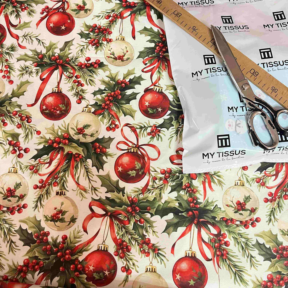 Tissus de Noël exclusifs coupés à la main chez MyTissus